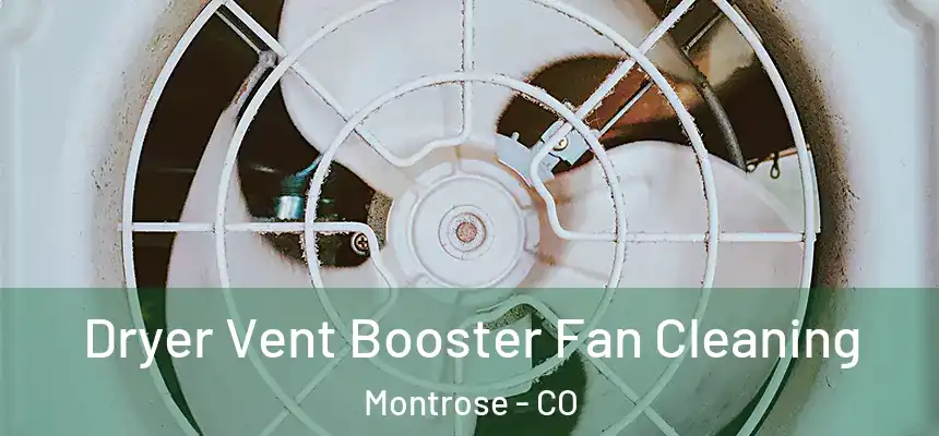 Dryer Vent Booster Fan Cleaning Montrose - CO