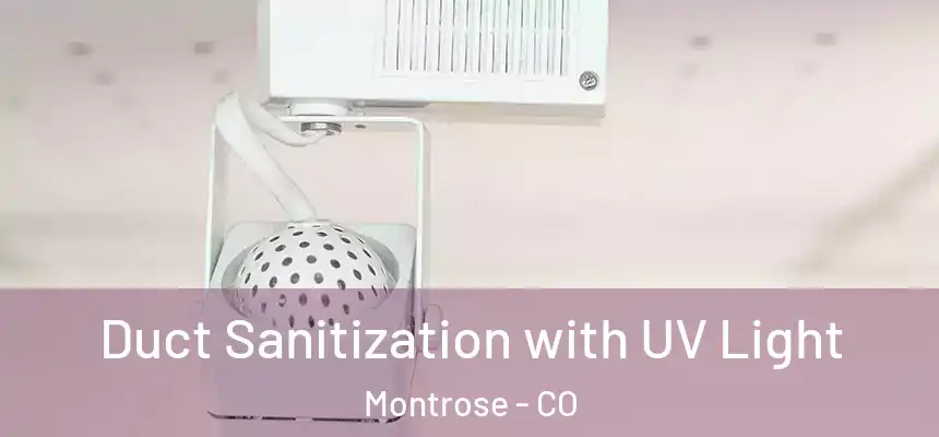 Duct Sanitization with UV Light Montrose - CO