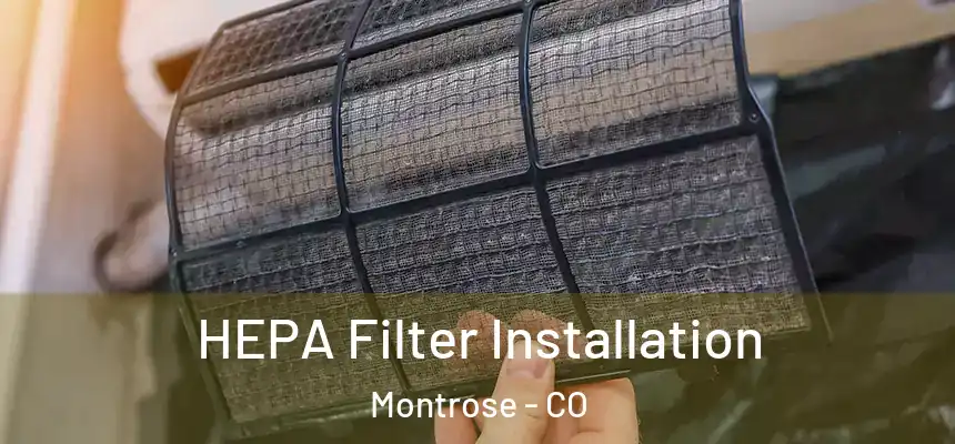  HEPA Filter Installation Montrose - CO